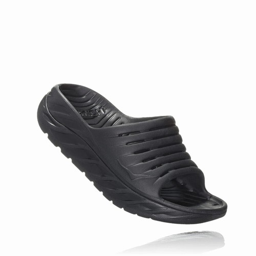 Hoka One One ORA RECOVERY SLIDE 2 Sandals For Men India Black IN-1450